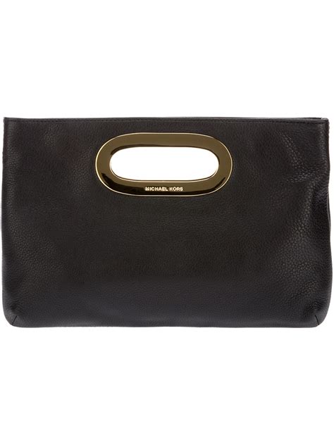 michael kors black berkley clutch bag|Michael Kors black handbags.